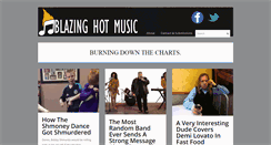 Desktop Screenshot of blazinghotmusic.com